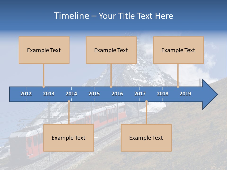 Wire Railway System PowerPoint Template