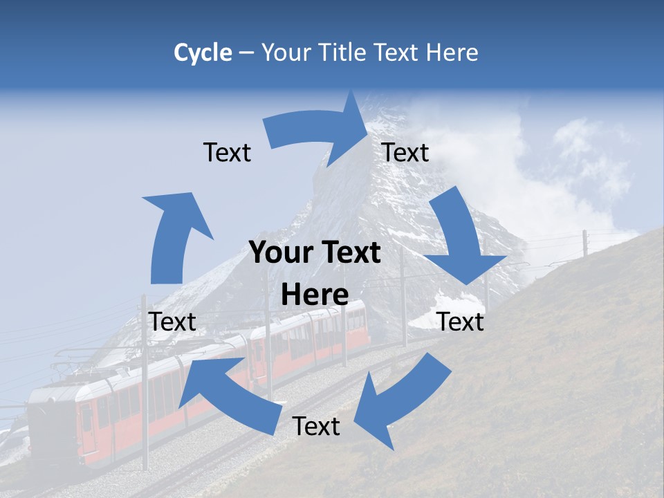 Wire Railway System PowerPoint Template