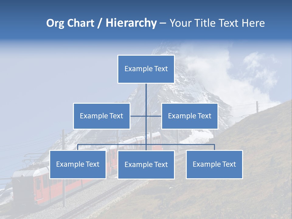 Wire Railway System PowerPoint Template