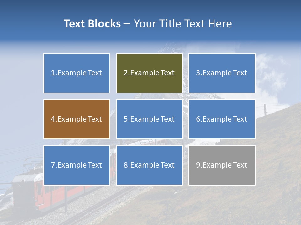 Wire Railway System PowerPoint Template
