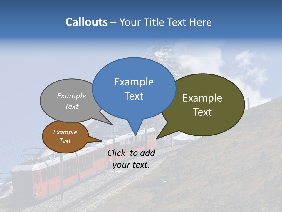 Wire Railway System PowerPoint Template