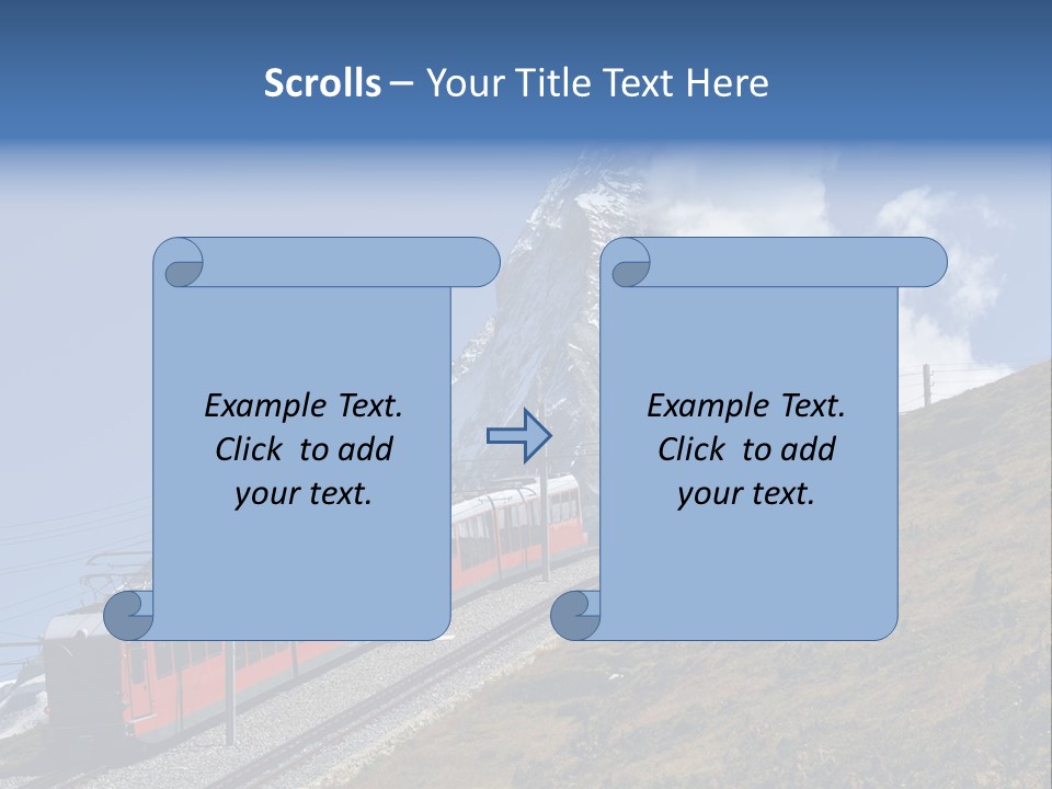 Wire Railway System PowerPoint Template