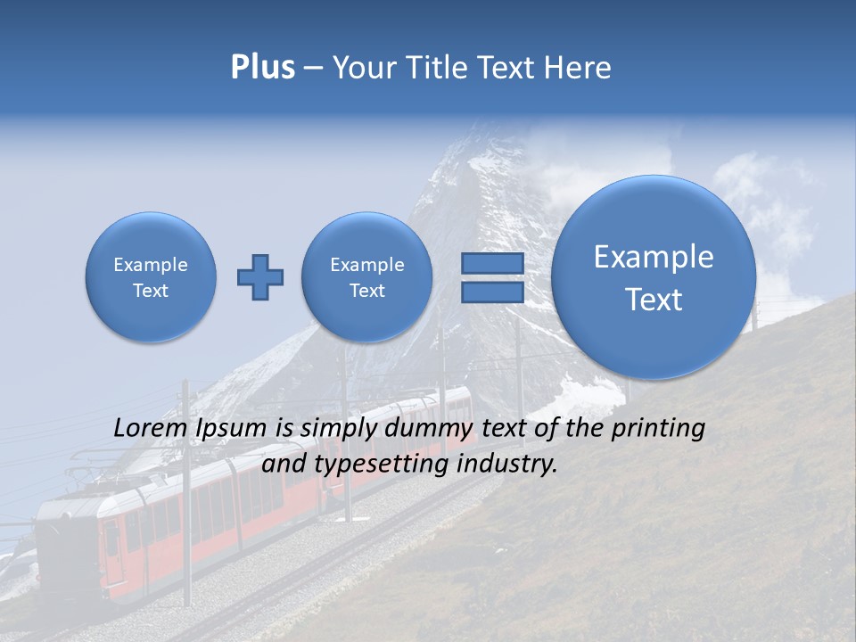 Wire Railway System PowerPoint Template