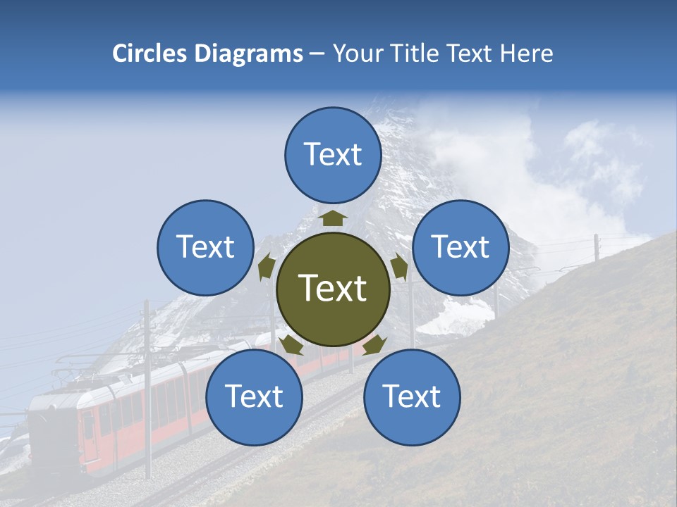 Wire Railway System PowerPoint Template