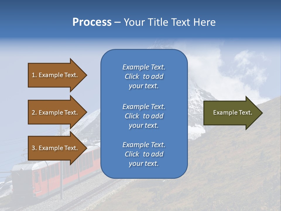 Wire Railway System PowerPoint Template