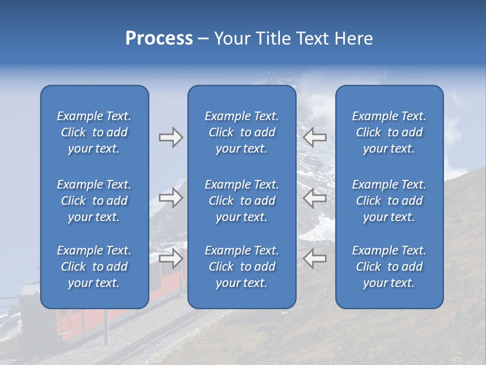 Wire Railway System PowerPoint Template