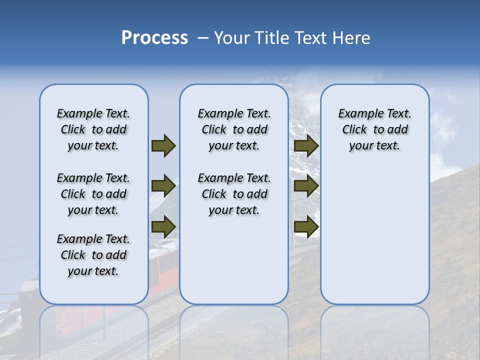 Wire Railway System PowerPoint Template