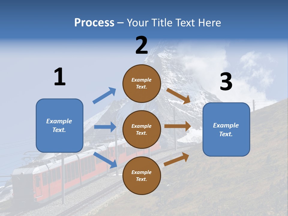 Wire Railway System PowerPoint Template