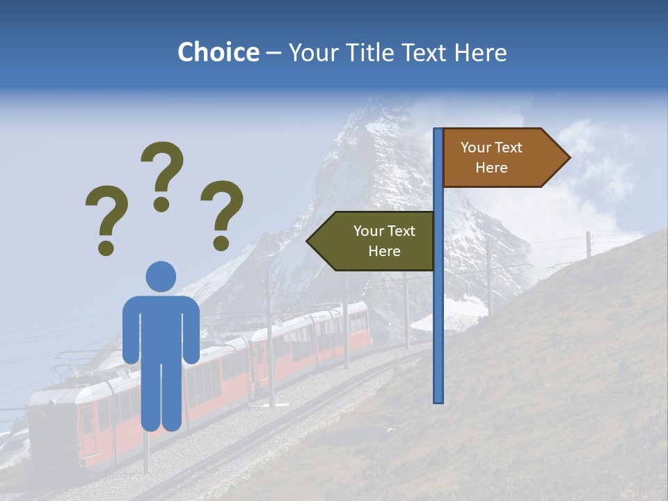 Wire Railway System PowerPoint Template
