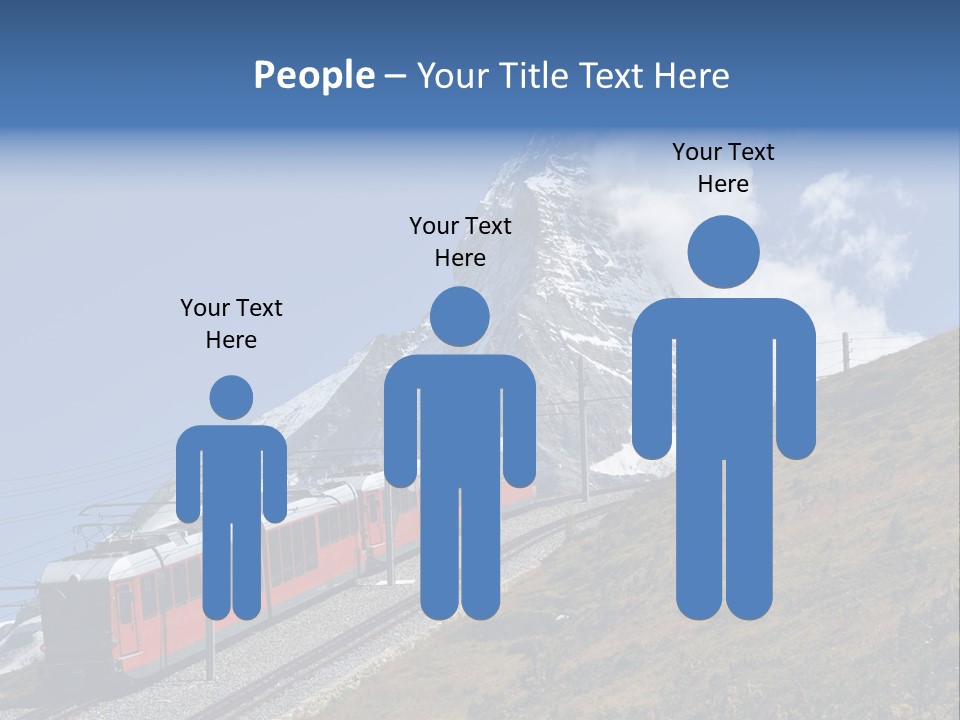 Wire Railway System PowerPoint Template