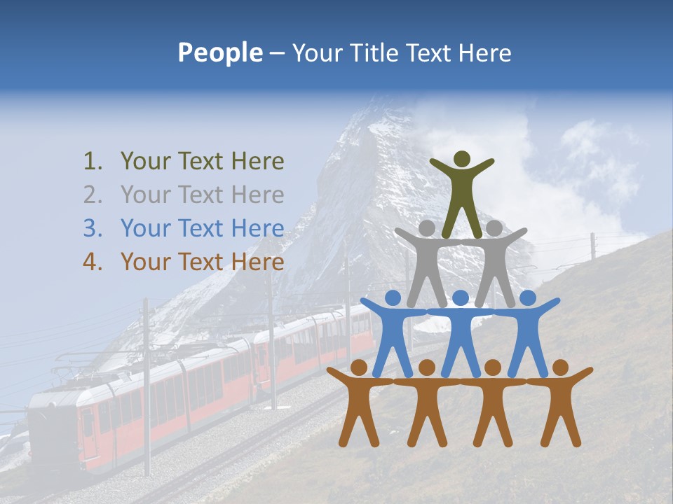 Wire Railway System PowerPoint Template