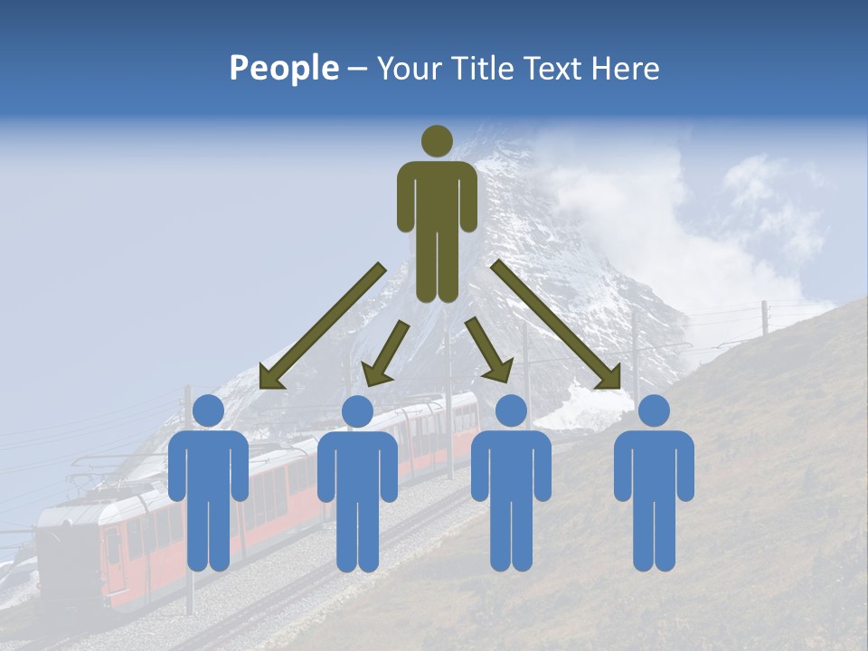Wire Railway System PowerPoint Template