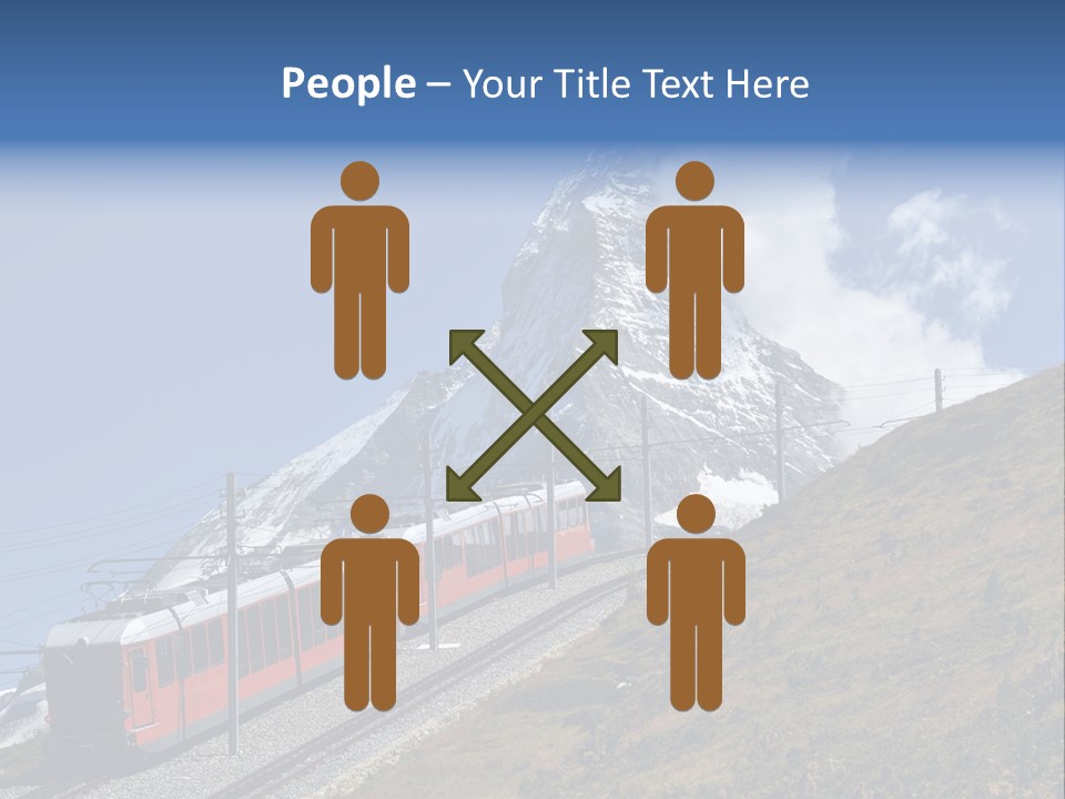 Wire Railway System PowerPoint Template