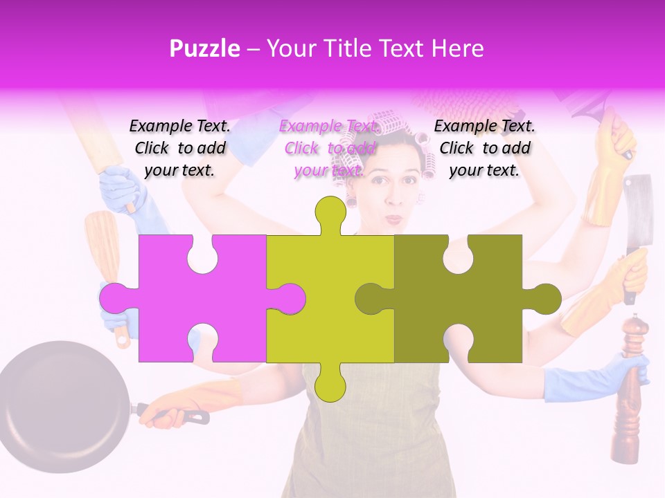 Housekeeper Housekeeping Homemaker PowerPoint Template