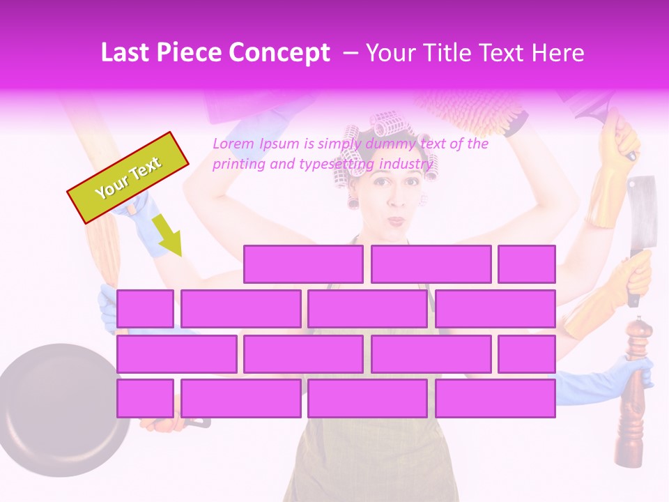 Housekeeper Housekeeping Homemaker PowerPoint Template