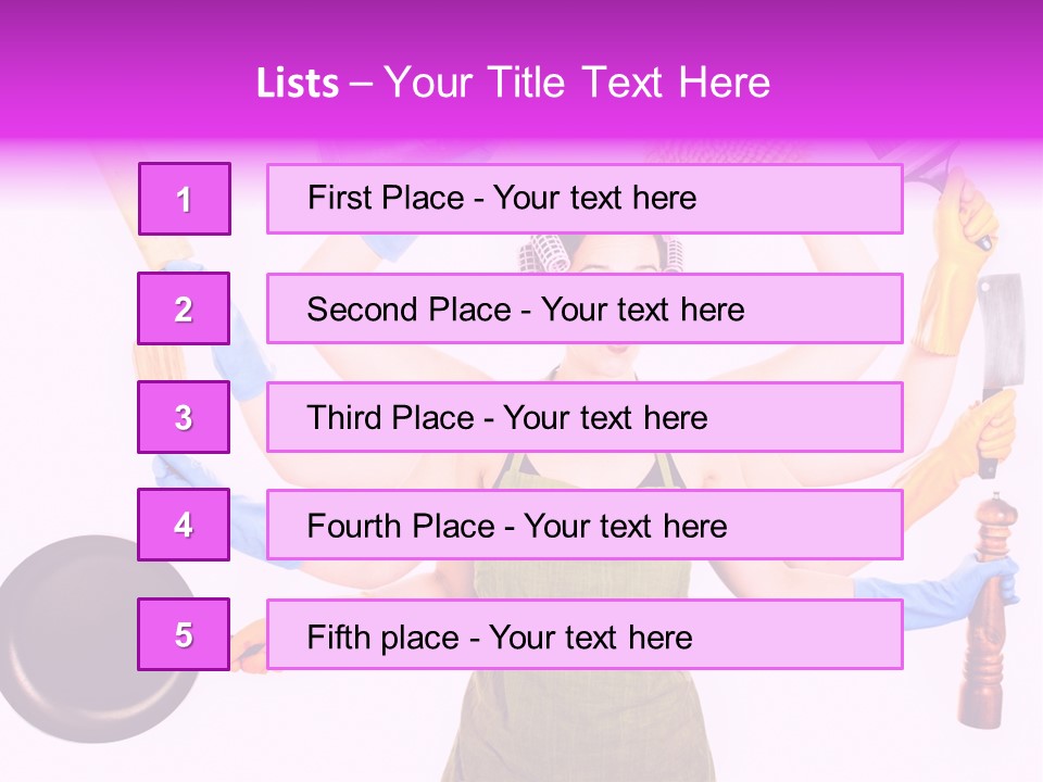 Housekeeper Housekeeping Homemaker PowerPoint Template