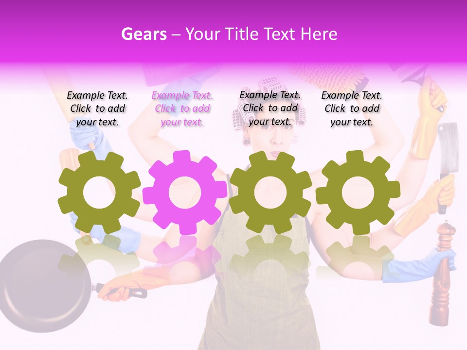 Housekeeper Housekeeping Homemaker PowerPoint Template