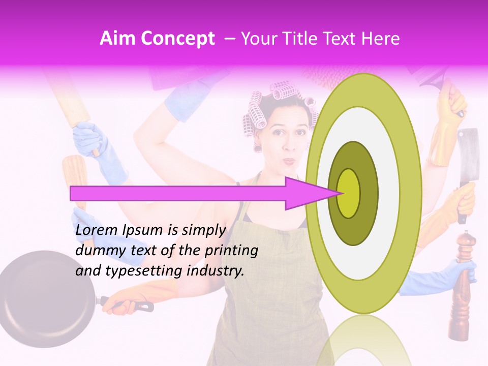 Housekeeper Housekeeping Homemaker PowerPoint Template