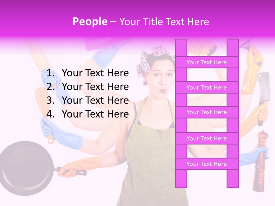 Housekeeper Housekeeping Homemaker PowerPoint Template