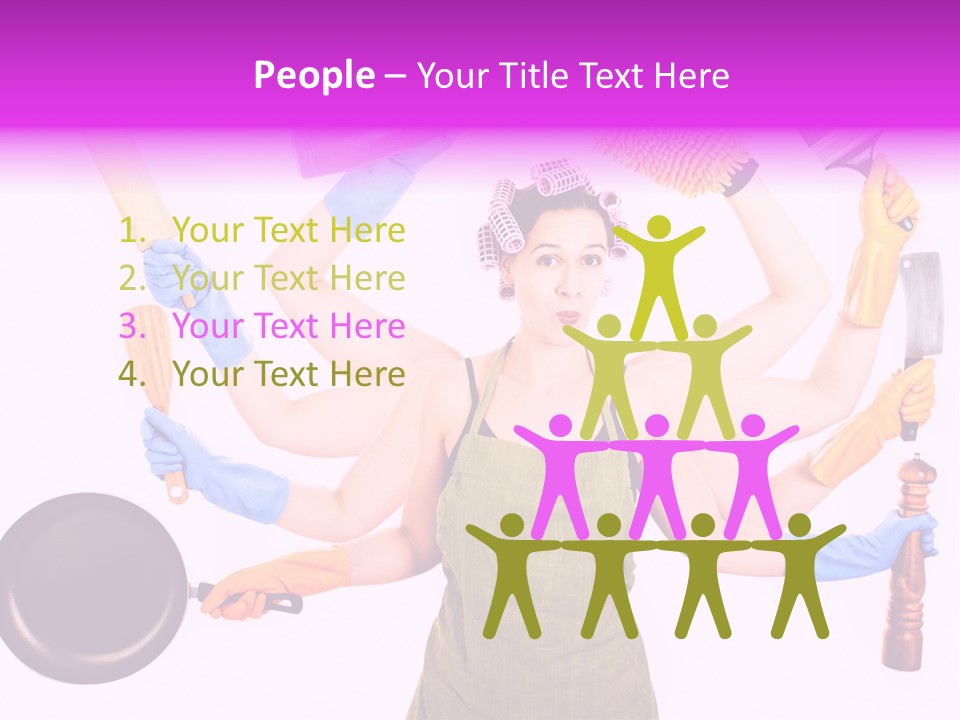 Housekeeper Housekeeping Homemaker PowerPoint Template