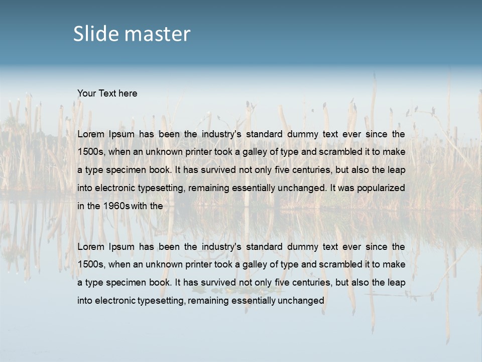 Wilderness Area Usa Beauty In Nature PowerPoint Template