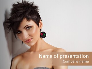 Studio Hair Trend PowerPoint Template