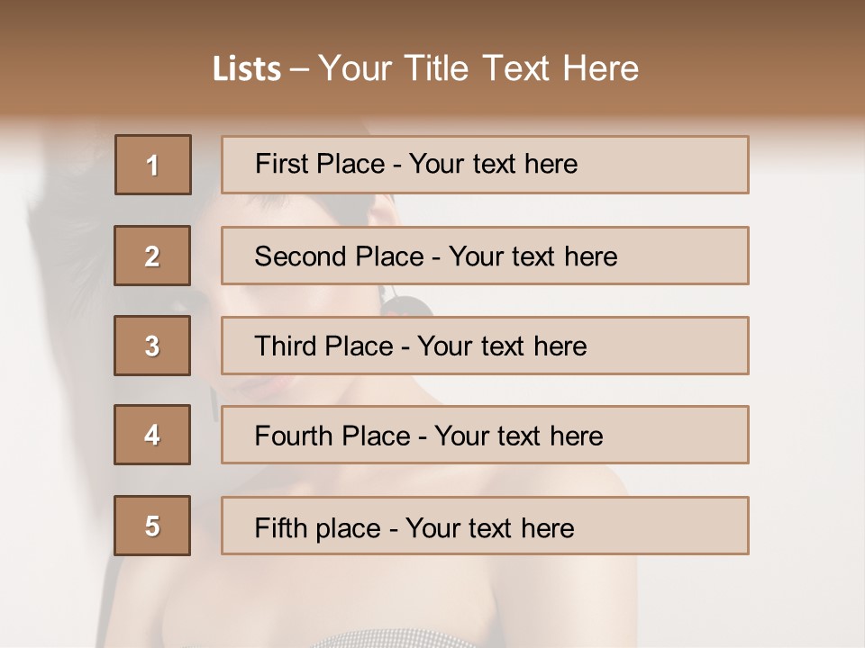 Studio Hair Trend PowerPoint Template
