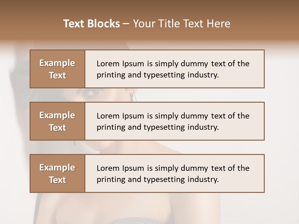 Studio Hair Trend PowerPoint Template