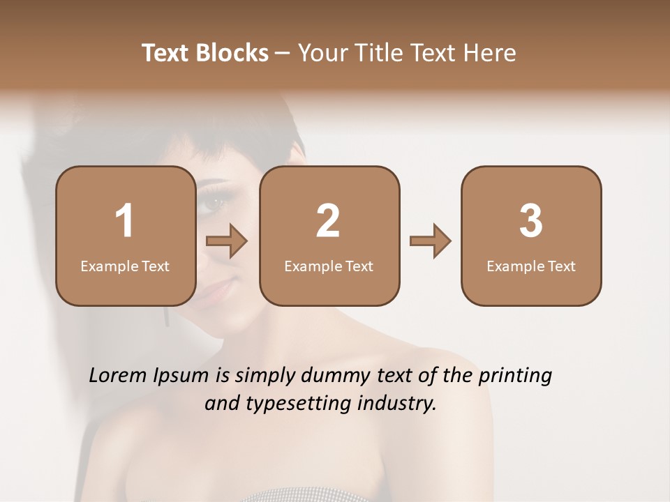 Studio Hair Trend PowerPoint Template