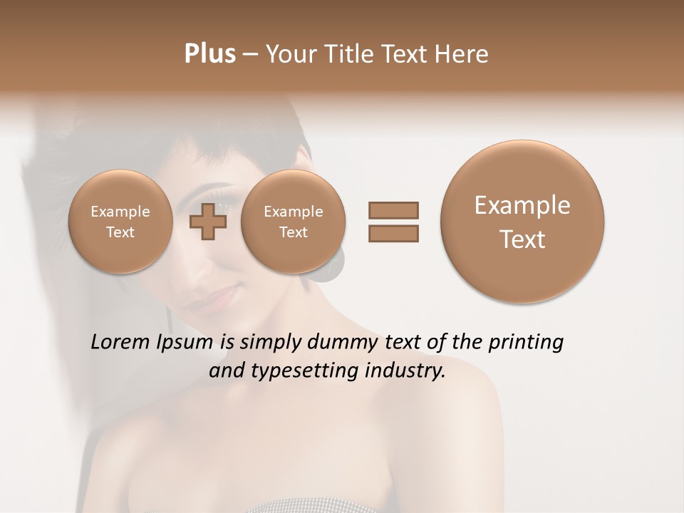 Studio Hair Trend PowerPoint Template