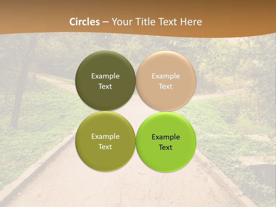 Division Solitude Color PowerPoint Template
