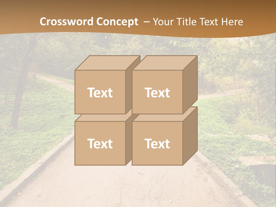 Division Solitude Color PowerPoint Template