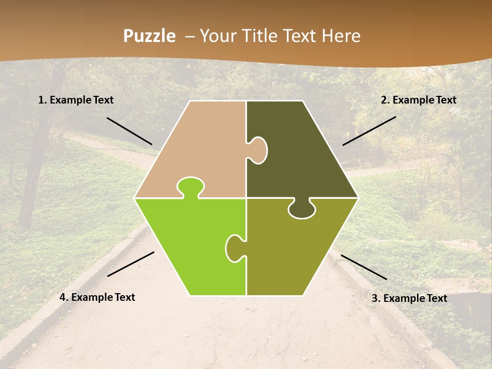 Division Solitude Color PowerPoint Template