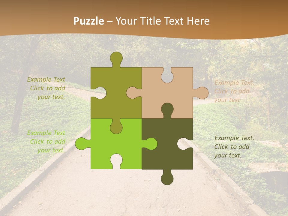 Division Solitude Color PowerPoint Template