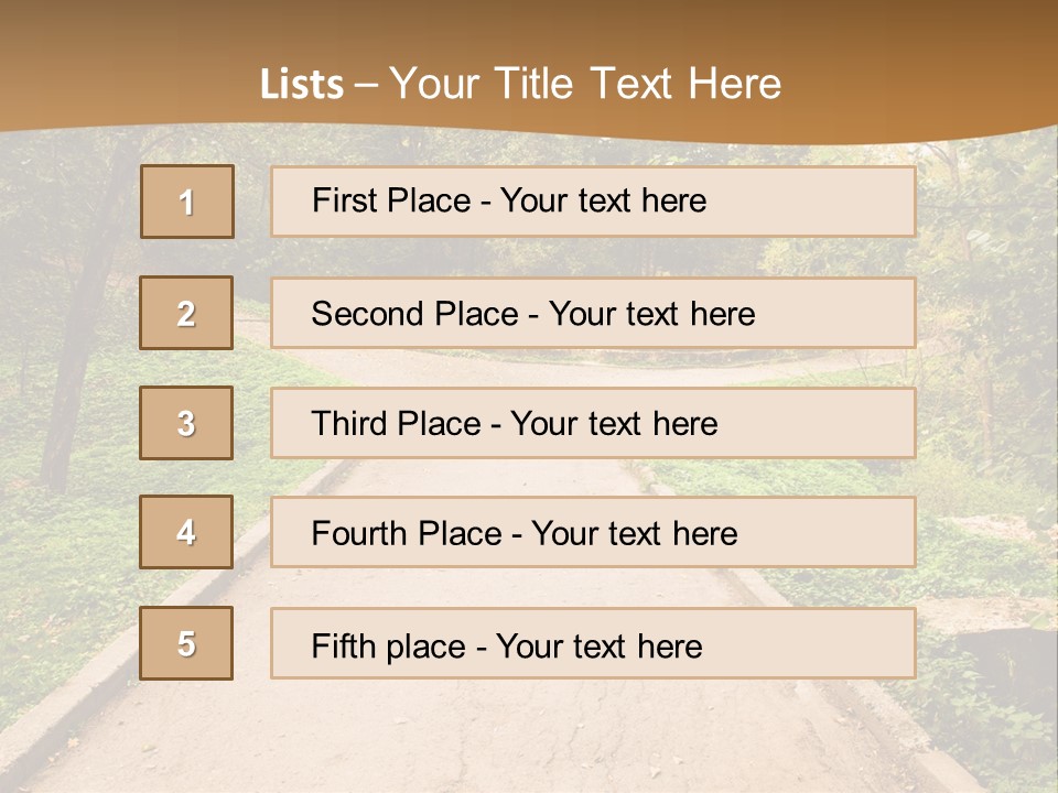 Division Solitude Color PowerPoint Template