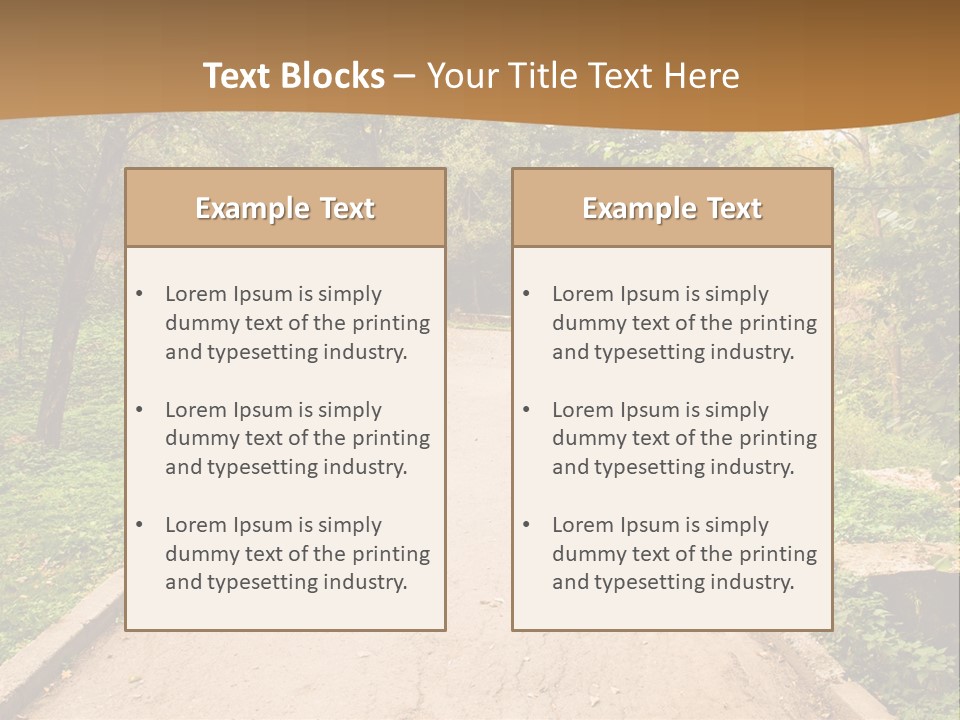 Division Solitude Color PowerPoint Template
