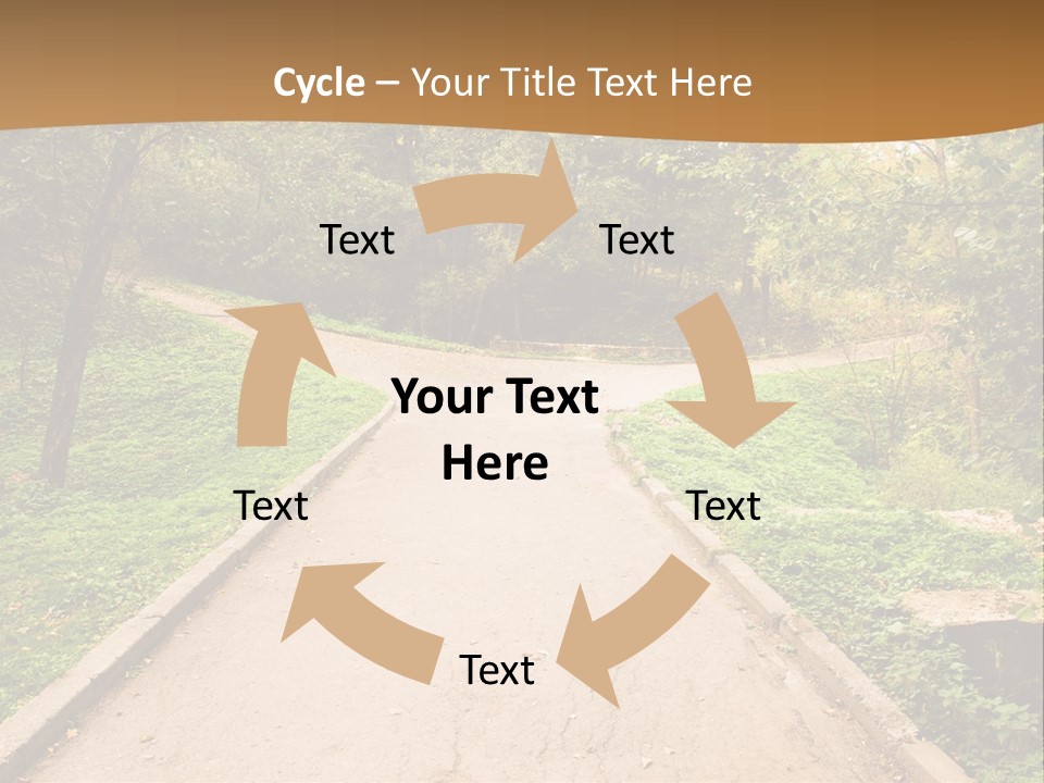 Division Solitude Color PowerPoint Template