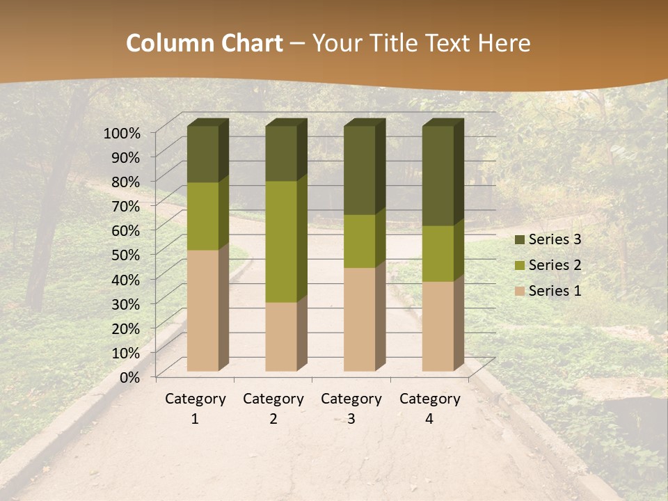 Division Solitude Color PowerPoint Template