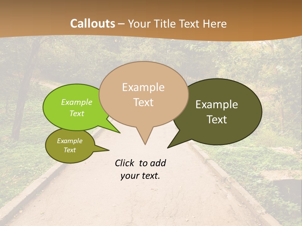 Division Solitude Color PowerPoint Template