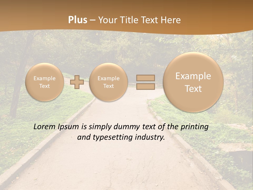 Division Solitude Color PowerPoint Template