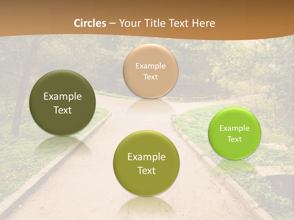 Division Solitude Color PowerPoint Template