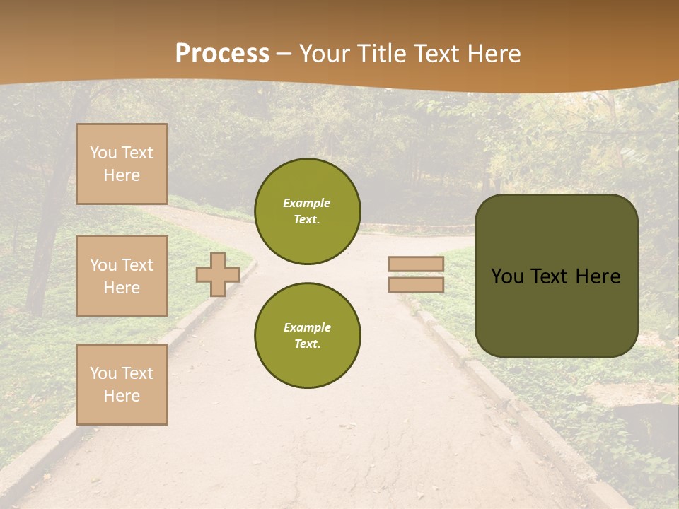 Division Solitude Color PowerPoint Template