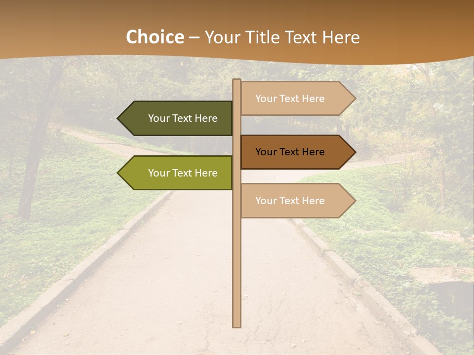 Division Solitude Color PowerPoint Template