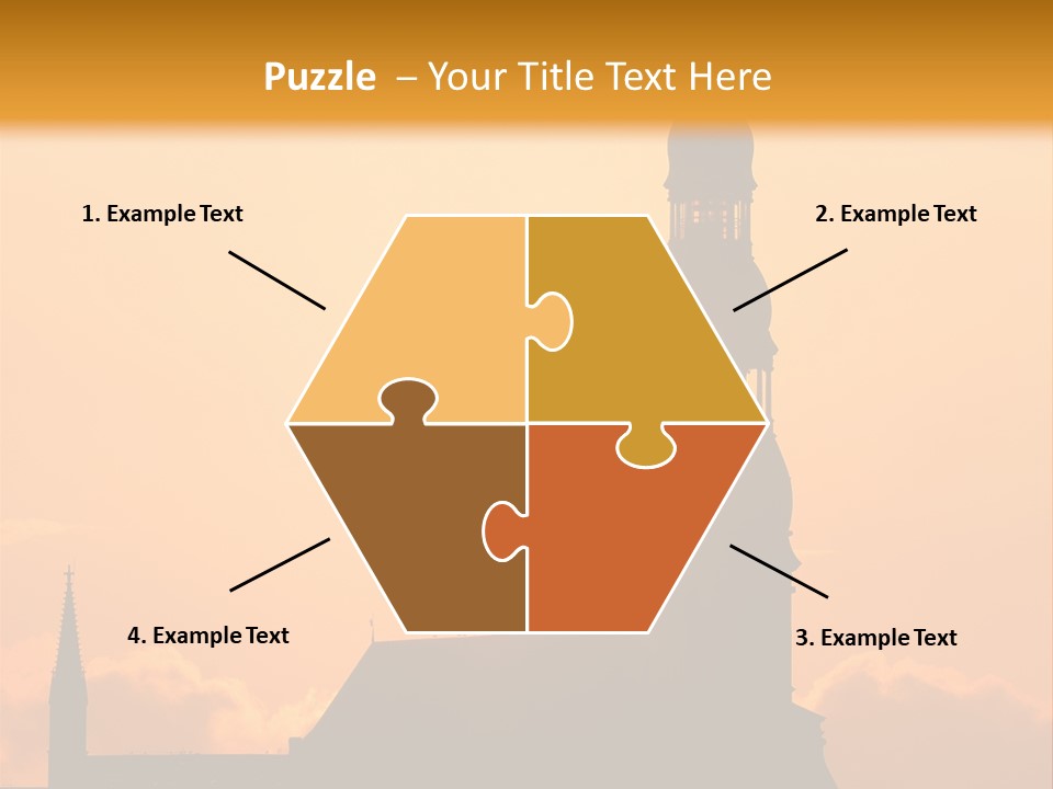 Facade River Cityscape PowerPoint Template