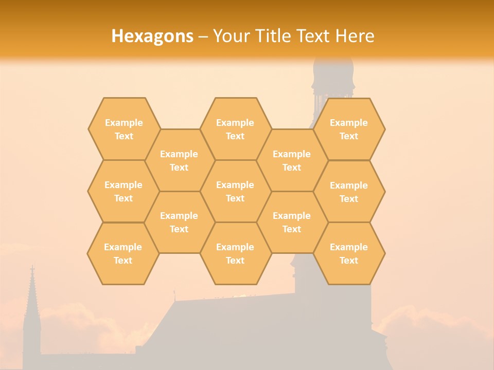 Facade River Cityscape PowerPoint Template