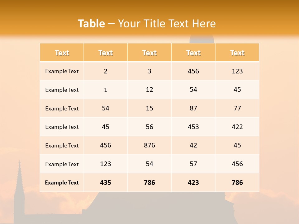 Facade River Cityscape PowerPoint Template