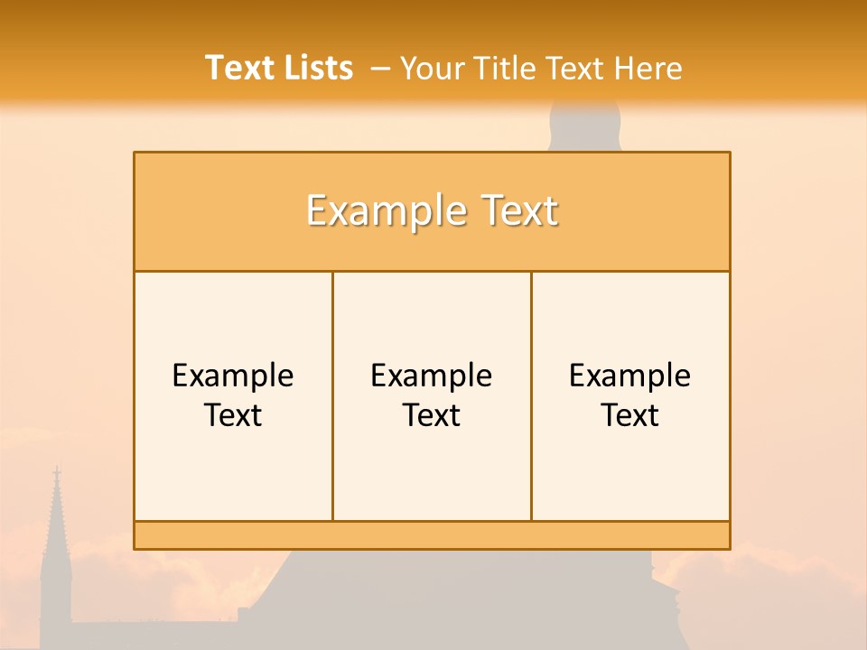 Facade River Cityscape PowerPoint Template