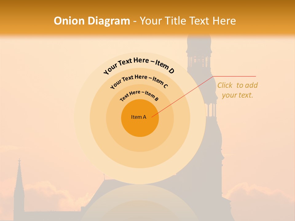 Facade River Cityscape PowerPoint Template