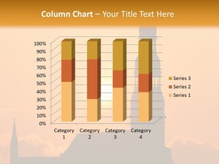 Facade River Cityscape PowerPoint Template