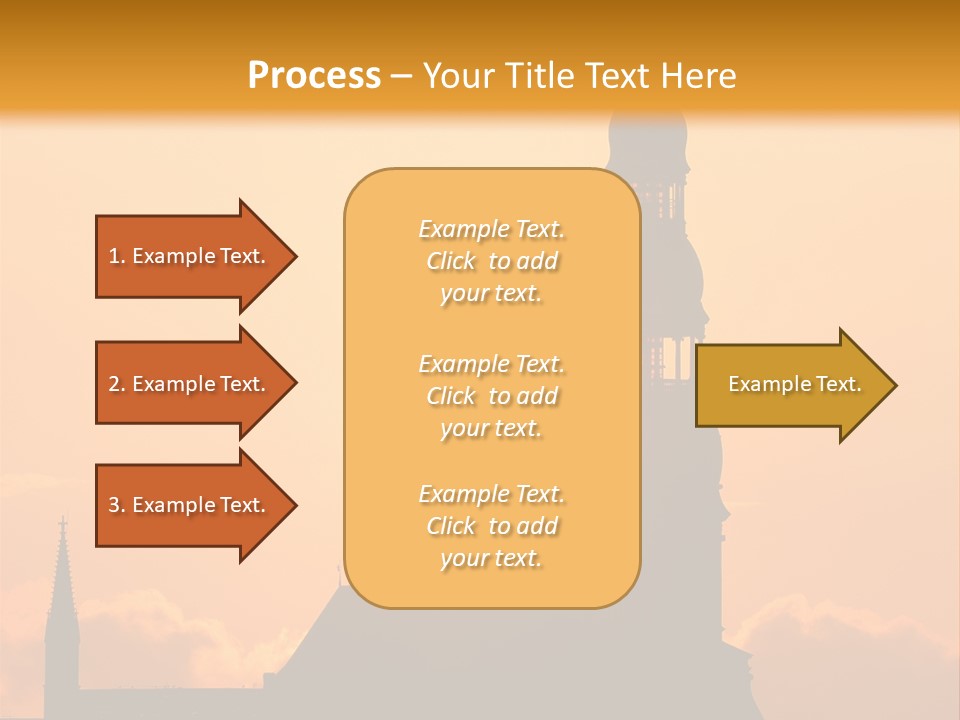 Facade River Cityscape PowerPoint Template